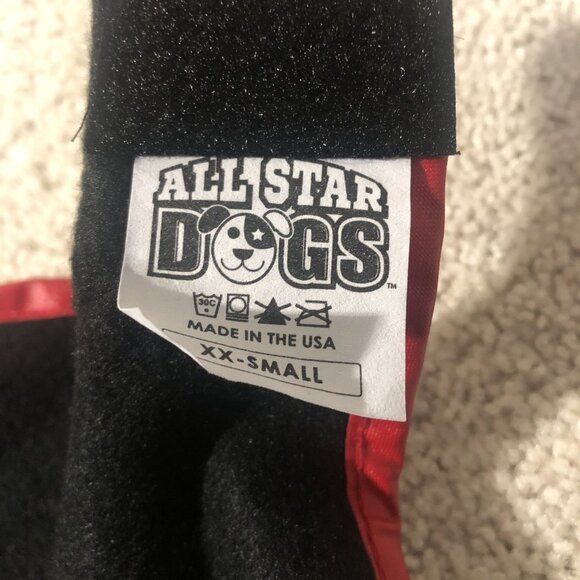 University of Georgia UGA Dog Outerwear Coat XXS Red Black Fleece Lining NWT NEW - Picture 6 of 6